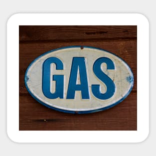 Vintage Gas Sign Sticker